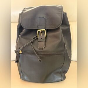 Rare HTF Vintage Coach Leather Backpack